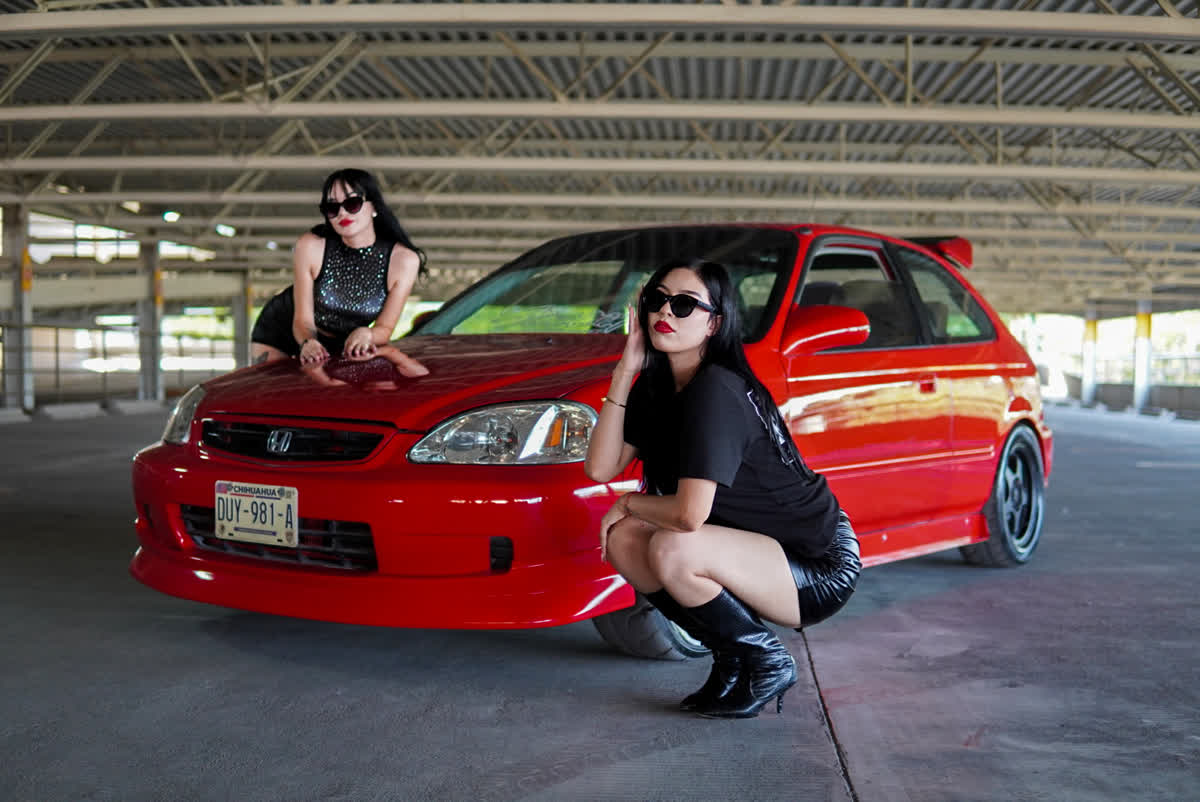 Civic rojo, sesión editorial